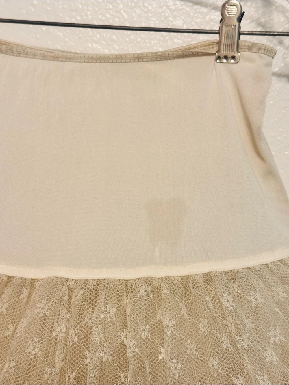 Vintage 50s White Pennys Adonna PUFFY Crinoline Petticoat size small
